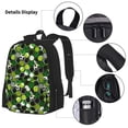 thumbnail image 5 of Naloa Soccer1 Print Large Capacity Backpack Lunch Bag Pencil Case Combination 3 Piece Set for Student, 5 of 8
