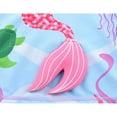 thumbnail image 6 of Maxcozy Toddler Little Girls' UPF 50 Mermaid Swimsuit Long-Sleeve Rash Guard Set 1-10 Years, 6 of 9