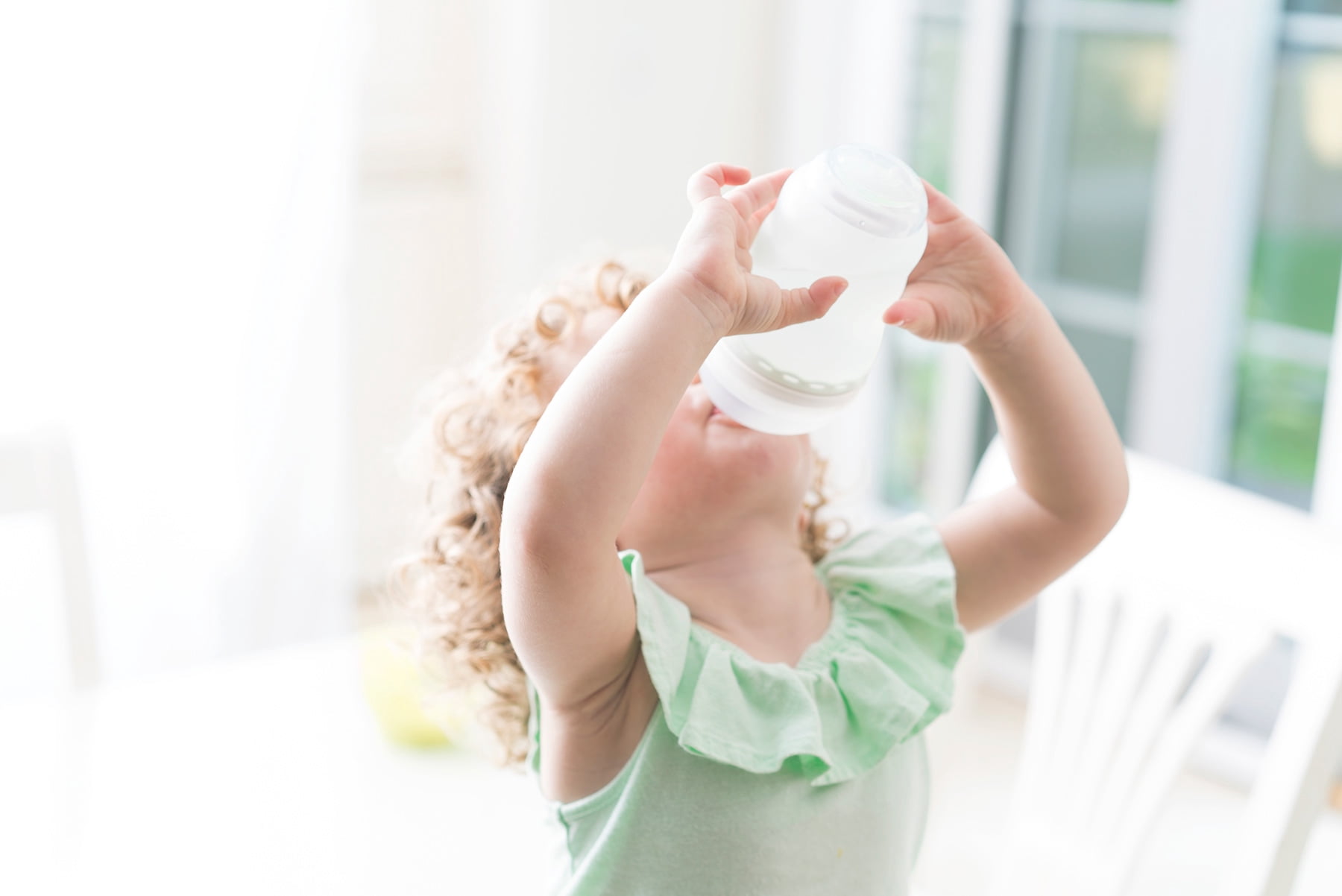 Olababy GentleBottle, Silicone Baby Bottle - 4oz, Frost 2-Pack