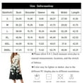 thumbnail image 3 of DBAIXID Knee Length Dress for Women Summer Plus Size Short Sleeve Crewneck Floral Print Flowy Midi Dresses with Pocket Blue XL, 3 of 5