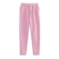 thumbnail image 3 of Dwralegc Women's Tracksuit 2 Piece Hoodie and Sweatpants Solid Color Sweat Hoodie Jogging Sport Pants Set Fleece Fall Winter Suits with Pockets Pink L, 3 of 5