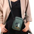 thumbnail image 4 of HELLHERO Ghost Cat Design Women Crossbody Bag Unisex with Zipper Closed, Lightweight Polyester for Casual Travel, 4 of 7