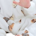 thumbnail image 4 of Enyan Unisex Baby Sleeping Bag Soft Flannel Long Sleeve Sleeping Sack Feet Warm Wearable Blanket White,1-2 Years, 4 of 5