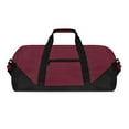 thumbnail image 2 of DALIX 21" Large Duffle Bag with Adjustable Strap in Maroon 24 Pack, 2 of 7