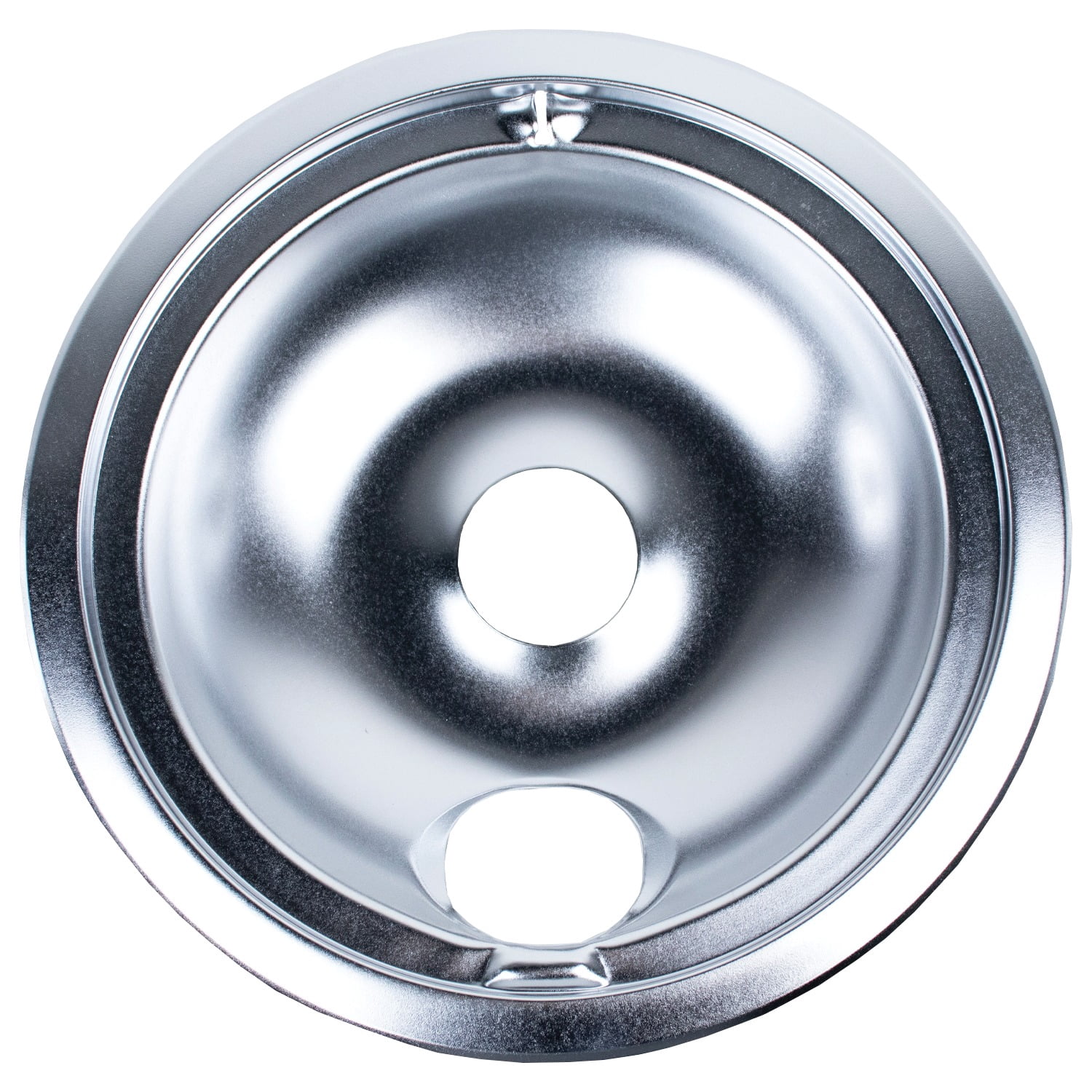 Certified Appliance Accessories 50002-C Chrome Style B 2 Large 8" and 2 Small 6" Replacement Drip Bowls For Ge and Hotpoint Electric Ranges