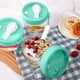 thumbnail image 4 of 4 Pcs Overnight Oats Container with Lids and Spoons,20Oz Overnight Oats Jars Airtight Yogurt Container for Milk, Fruit, 4 of 5