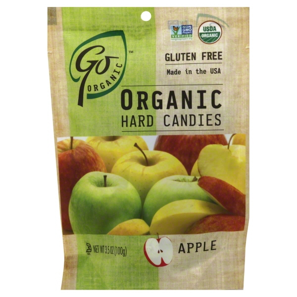 Hillside Candy Go Organic Hard Candies, 3.5 oz