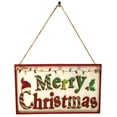 thumbnail image 1 of Árboles De Navidad De Madera Colgante Artesanal De Madera Reutilizable Adornos Navideños Para Interiores O Exteriores Advancent HA043964-08, 1 of 6