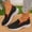 Black, variant on YOUYEDIAN Sneakers for Women Versatile Mesh Knit Round Toe Casual Soft Comfy Sneakers Fashion Slip On Stretch Walking Shoes