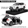 thumbnail image 2 of Shdd Model Car 1/32 Rav4 Alloy Diecast Collectible Toy Car With Light And Sound Toy Vehicle Door Can Be Opened For Boys Kids Toddler Gift - Ya, 2 of 4
