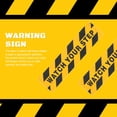 thumbnail image 3 of Raindrops 2Pcs Caution Stickers Safety Warning Decals Anti-slip Tape for Factory Locations, 3 of 6