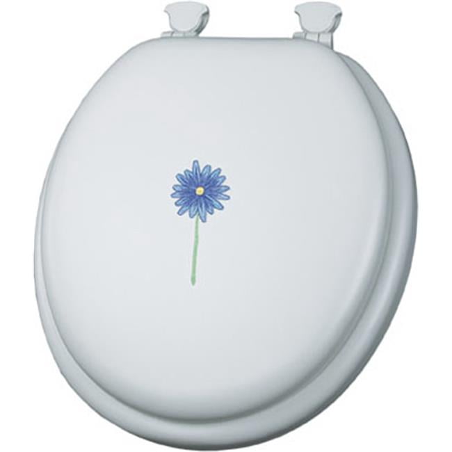 Bemis 1349ec 000 White Round Cushioned Toilet Seat