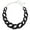 black, variant on Statement Chunky Acrylic Chain Link Choker Necklace Fashion Women Collar Necklaces Acrylic Resin Chain Necklace(N0097-Frosted Black)
