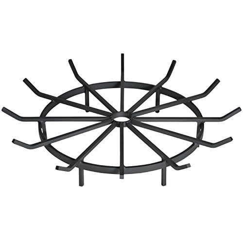 SteelFreak Wagon Wheel Firewood Grate for Fire Pit - Made in The USA (32 Inch)