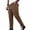 Coffee, variant on YABCSAZ Mens Corduroy Cargo Pants Straight Leg Multi Pocket Joggers Elastic Waist Drawstring Casual Work Trousers Loose Fit Cotton Blend Outdoor Streetwear Pants with Pockets