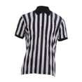 thumbnail image 1 of Camisa de árbitro a rayas para hombre, camiseta de moda para exteriores, viajes, camping, trabajo y fiestas. SG, 1 of 9