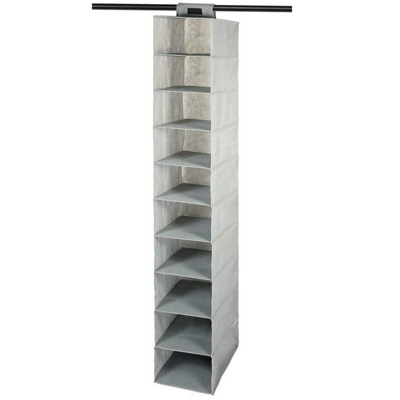 10 Grids Hat Hanging Pocket 90g Non-Woven Almirah Hat Shoes 10 Layers Storage Shelf