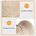 thumbnail image 3 of WRITWAA Embouts Décoratifs en Bois pour Rideaux 1Pcs Accent Ananas Kaki pour Maisons, 3 of 8