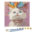 thumbnail image 1 of Cat Diy Digital Oil Painting Simple Manual Coloring Painting, 1 of 6