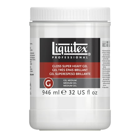 Heavy Gel - Liquitex Super Heavy Gloss Gel Medium, 32 oz.