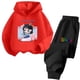 thumbnail image 5 of Conjunto de sudadera con capucha Disney Hua Mulan para niñas de 3 a 14 años, sudadera informal de calle kawaii, traje de camión para niños, 5 of 5