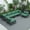 Green, variant on LeisureMod Chelsea 6-Piece Outdoor Patio Conversation Set – Aluminum Sectional Sofa Set with Cushions for Backyard, Garden, Balcony, Deck, Porch, Terrace, Poolside & Outdoor Living Spaces, Biege