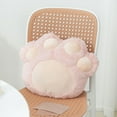 thumbnail image 4 of Mecorevxz Cat Paw Throw Pillow Floor Pillow Stuffed Pillow for Home Office Living Room Bedroom,Pink, 4 of 7
