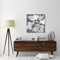 thumbnail image 2 of Global Gallery's 'Arts and Crafts Bird Indigo I' by Elyse DeNeige Stretched Canvas Wall Art, 2 of 4