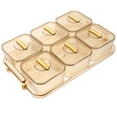 thumbnail image 1 of 1 Set Snacks Dish Serving Plate Appetizer Plate Party Nuts Plate Snack Bowls with Cover, 1 of 9
