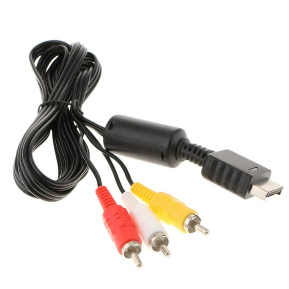 6FT Compnt Audio Video Cable 3 RCA AV Cord For Console