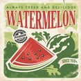 thumbnail image 2 of Braun Studio 20x20 Black Ornate Wood Framed with Double Matting Museum Art Print Titled - Watermelon, 2 of 4