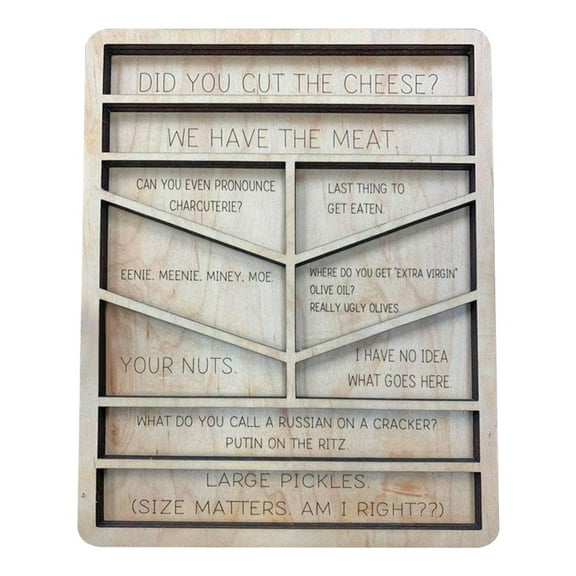 Personalized Wooden Cheese Board, Unique Cooked Food Serving Board, Engraved Meal Board, Ideal for Entertaining, Gift for Food Lovers