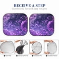 thumbnail image 6 of Sikiie Purple Bubble Abstract Art Print Foldable Car Windshield Sun Visor, Car Window Sunshade Suitable for Sedan, SUV and Truck Car Accessories-Small, 6 of 6