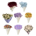 thumbnail image 3 of Manta Ramo Flores Material Bricolaje Ganchillo Regalos () Púrpura, 3 of 8