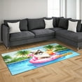 thumbnail image 3 of Hello Summer Ragdoll at Swimming Pool Flamingo Swim Ring Indoor Rug Cat Lover Kitten Owner Gifts Idea Carpet Living Bed Room Sofa Home Decor - 12009, 3 of 5
