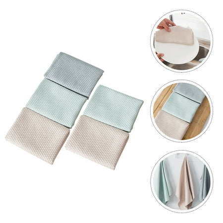 

Kitchen Cleaning Towels 5PCS Kitchen Cleaning Towels Household Cleaning Cloth Practical Cleaning Cloth
