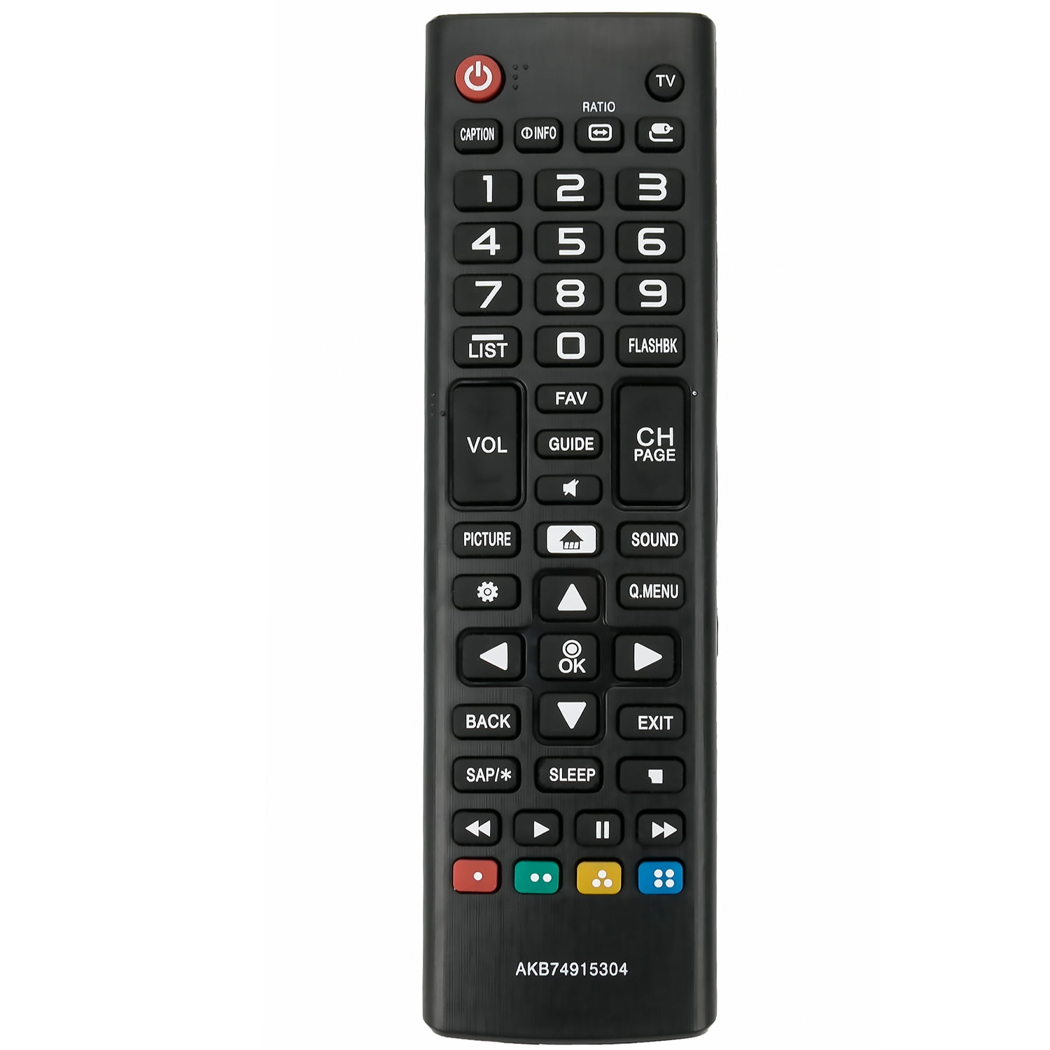 New AKB74915304 Replaced Remote Control fit for LG LED TV 32LH570B ...