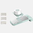 thumbnail image 2 of Multifunctional Vegetable Chopper Cutter Slicer Shredder for Kitchen,3-in-1 Mandoline Slicer with Container & Hand Guard,Food Processor for Potato Onion,Easy Grip Handles for Home Cooking Meal Prep, 2 of 4