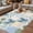 Green, variant on Spring Floral Checkered Outdoor Rug for Patio/Deck/Porch, Non-Slip Large Area Rug 3 x 5 Ft, Sage Green Daisy Buffalo Plaid Indoor Outdoor Rugs Washable Area Rugs, Reversible Camping Rug Carpet Runner
