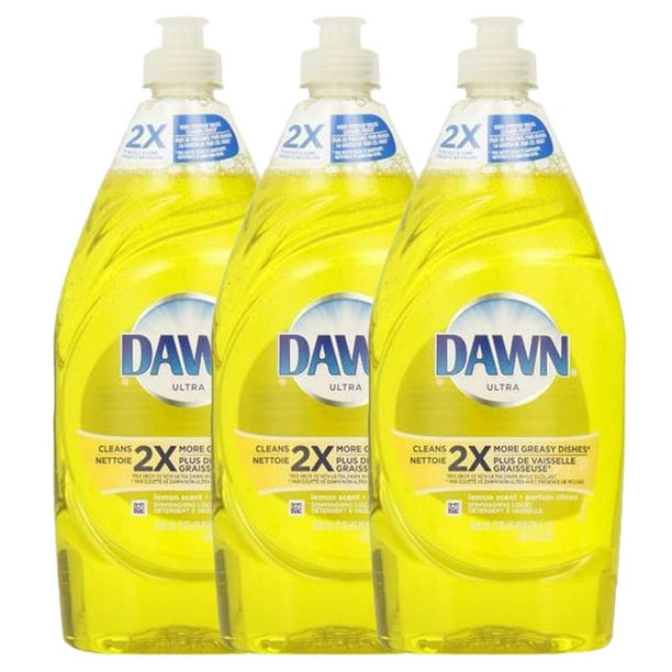 DAWN Ultra Dishwashing Liquid Lemon Scent 532 ML (Pack of 3)