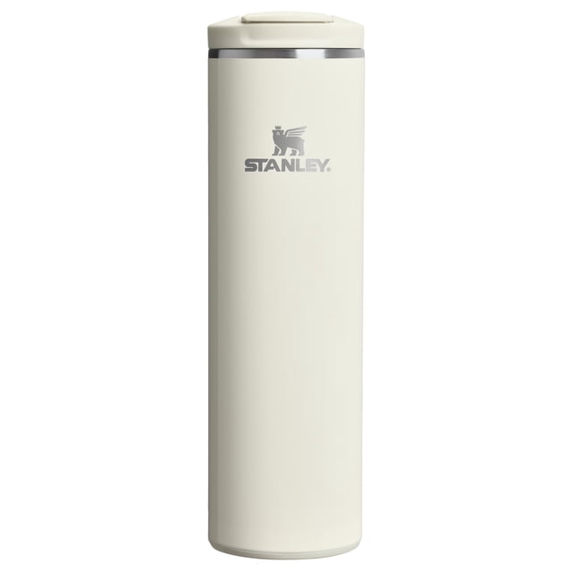 Taza Stanley Transit FlipTop de 600 ml en crema brillante