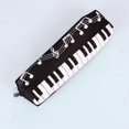 thumbnail image 5 of Musical Notes Piano Keyboard Pencil Case, Large Capacity Pen Bags Stationery Office, 5 of 5