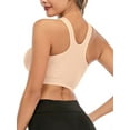 thumbnail image 4 of YouLoveIt Women Sports Bra, 3/5pack Front Zipper Closure Sports Bra for Women Yoga Bra Active Gym Yoga Workout Sports Bras Wireless Zip Front Mesh Racerback Sports Bras, 4 of 6