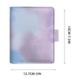 thumbnail image 5 of Fanshiluo Saving Wallet Binder,6 Ring Binder,Cash Binder Notebook Planner,Money Organizer Folder For Work And Travel, 5 of 5