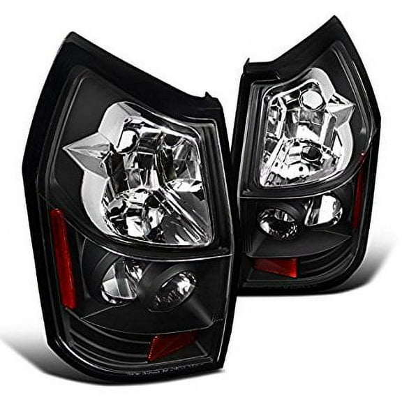Spec-D Tuning LT-MAG05JM-TM Dodge Magnum Se Sxt Rt Wagon Black Rear Tail Brake Lights Pair