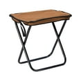 thumbnail image 1 of S SERENABLE Tabouret de Camping Chaise Compacte pour Adultes Chaise Portable Robuste Mini Marron, 1 of 9
