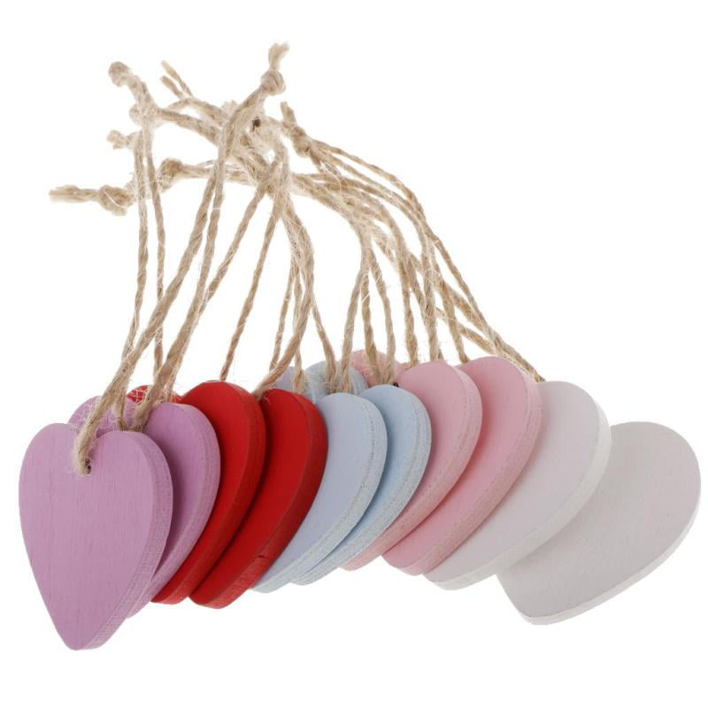 Details about   20x Wooden Heart Pieces MDF Blank Cutout Tags for Craft Bunting Wedding Party 