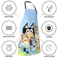 thumbnail image 5 of Kowoue Bluey Pattern Waterproof Cooking Apron with Pockets – Durable, Adjustable, and Stylish Kitchen Apron for Cooking, Painting, and Home Use, 5 of 8