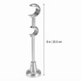 thumbnail image 5 of 2 Pcs Adjustable Curtain Rod Wall Mount Bracket Drapery Holders For Pole, 5 of 6