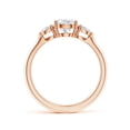 thumbnail image 2 of ANGARA Lab Grown Pear shape Diamond Engagement Ring for Women in 14K Rose Gold (Size-7.7x5.7mm| Color-F-G| Clarity-VS) | April Birthstone, Anniversary, Jewelry Gift for Women | Lab-Grown Diamond Ring, 2 of 8